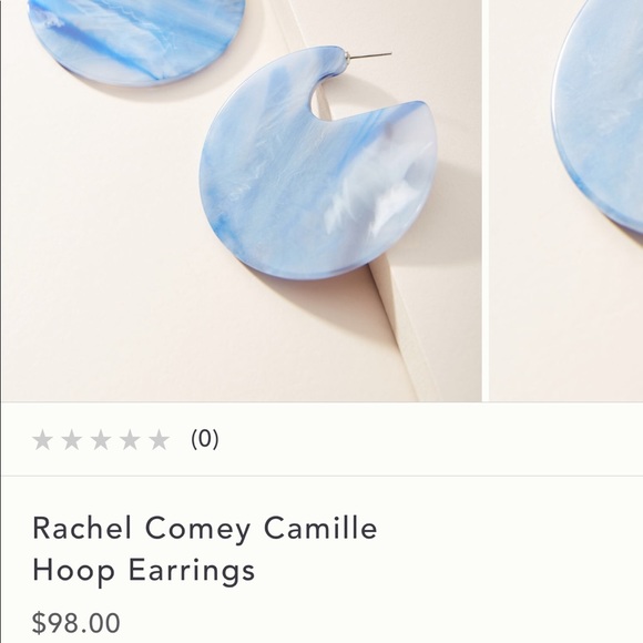 Anthropologie Acrylic Hoop Earrings - Picture 8 of 8